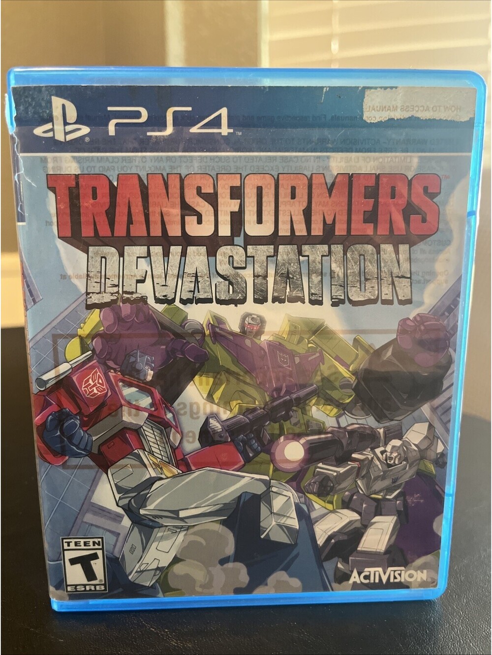 Transformers: Devastation (PS4 PlayStation 4 2015) Disc & Case RARE Tested